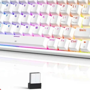TECURS Wireless Mechanical Gaming Keyboard RGB