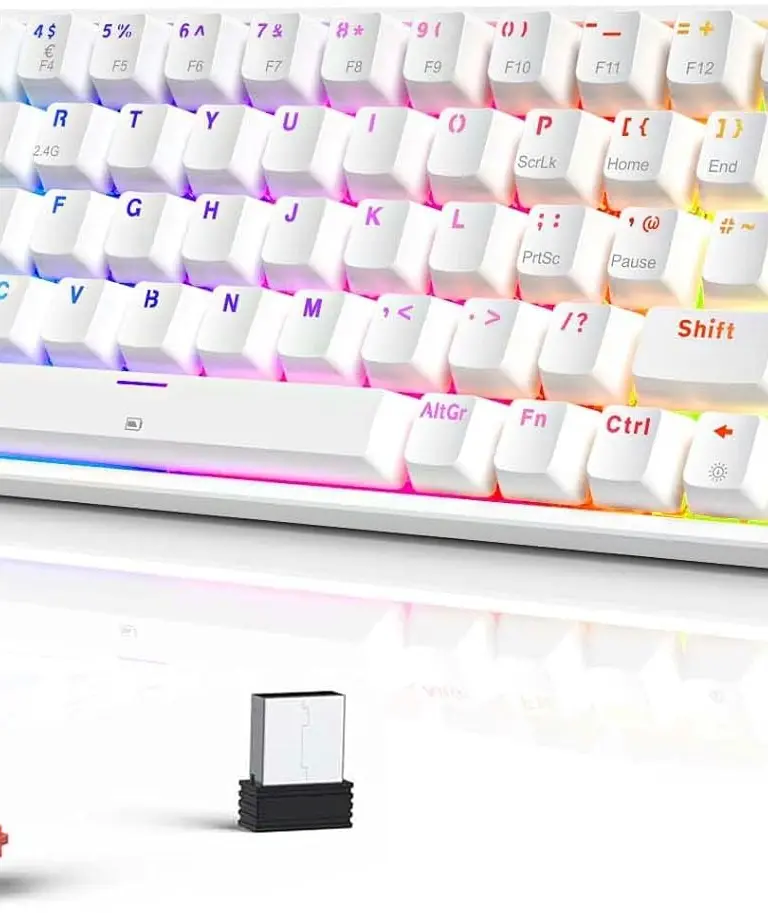 TECURS Wireless Mechanical Gaming Keyboard RGB
