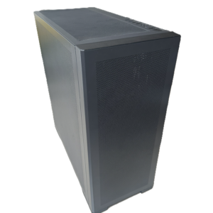 RGGN custom gaming PC with Ryzen 5 5500X3D and RTX 2060 in a Kolink Unity Meshbay case with Peerless Assassin cooler and 5 PWM fans.