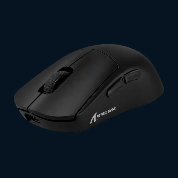 ATTACK SHARK R1 Wireless Gaming Mouse – Black – RGB Lighting – Adjustable DPI