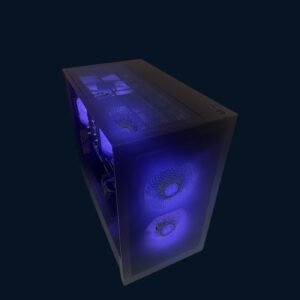 RGGN RTX 3070 Black top angle RGB